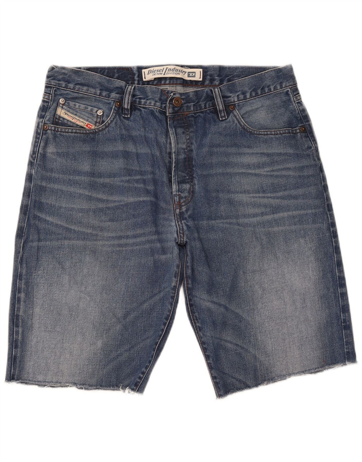 Męskie spodenki jeansowe Diesel W38 XL, niebieskie, bawełniane