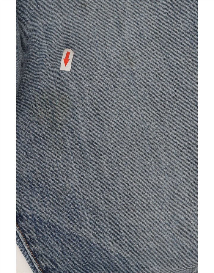 Męskie dżinsy Levi's 501 Straight W36 L32 Niebieskie bawełniane