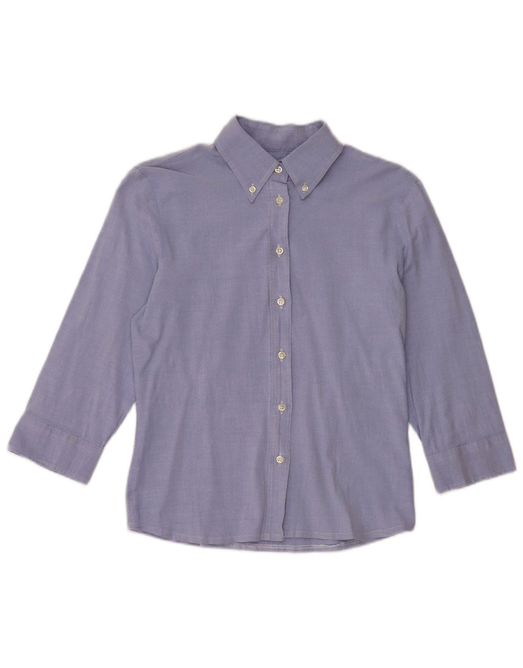 Koszula damska Benetton z rękawem 3/4 UK 10, mała, niebieska, bawełniana