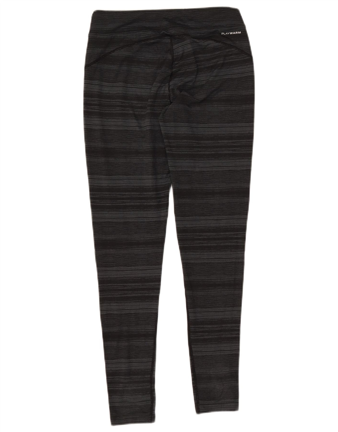 Legginsy damskie REEBOK UK 10, małe, szare, poliestrowe prążki