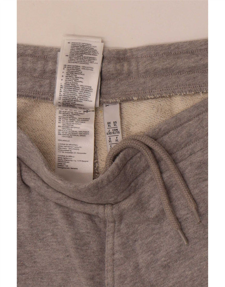 Męskie spodenki sportowe Adidas XL, szare, bawełniane