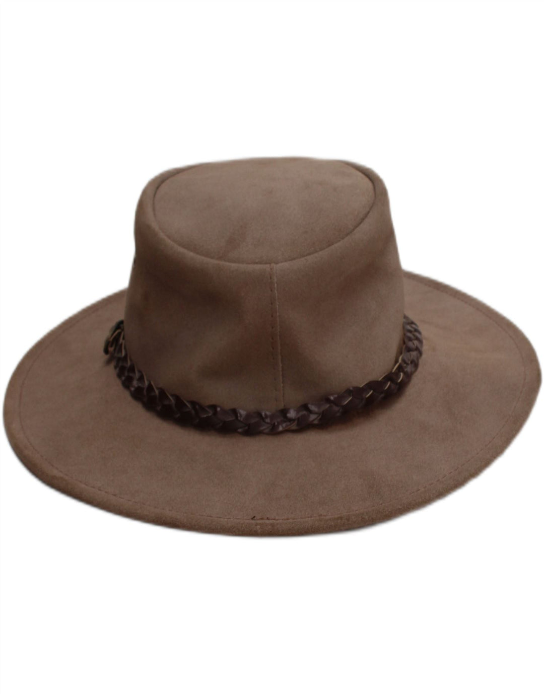 Jacaru Australia Męski zamszowy kapelusz kowbojski, średni/duży, brązowy western