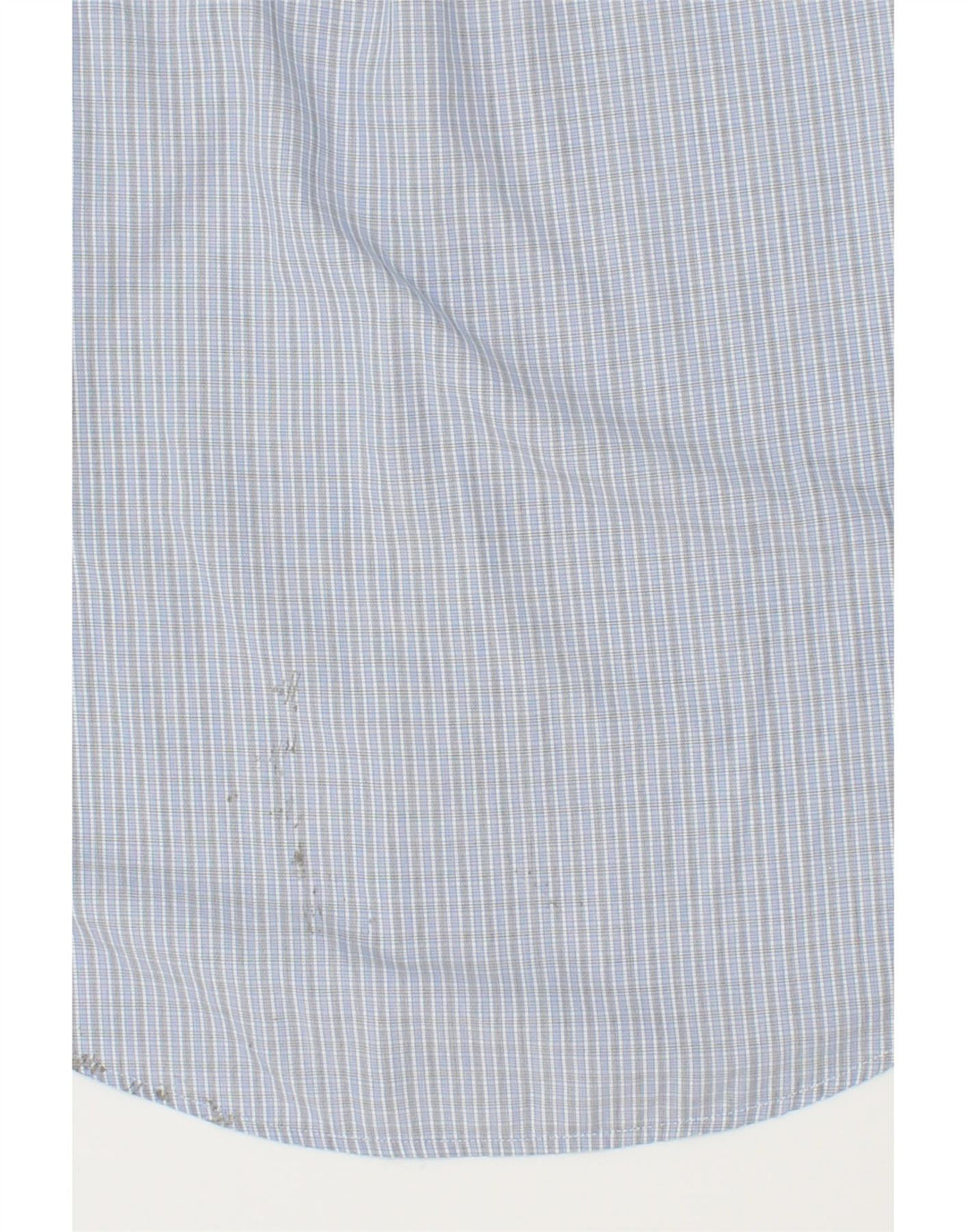 CERRUTI 1881 Mens Shirt Medium Blue Check Cotton Vintage Cerruti 1881 and Second-Hand Cerruti 1881 from Messina Hembry 