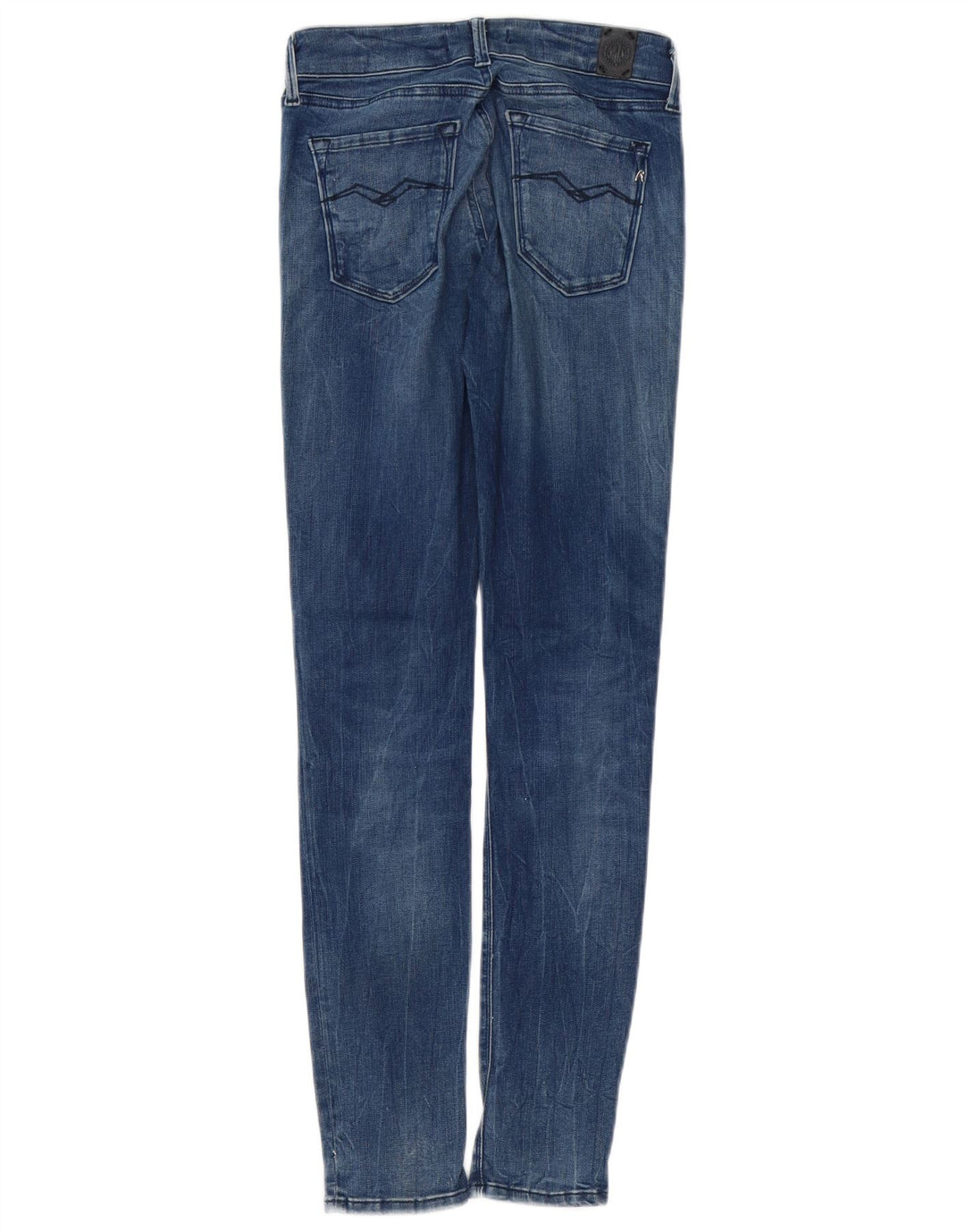 Damskie jeansy Skinny REPLAY W25 L29 granatowe