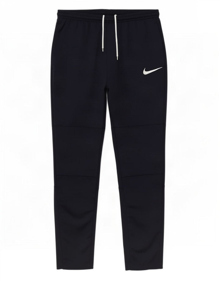 Męskie spodnie dresowe Nike Dri Fit, średni granatowy poliester