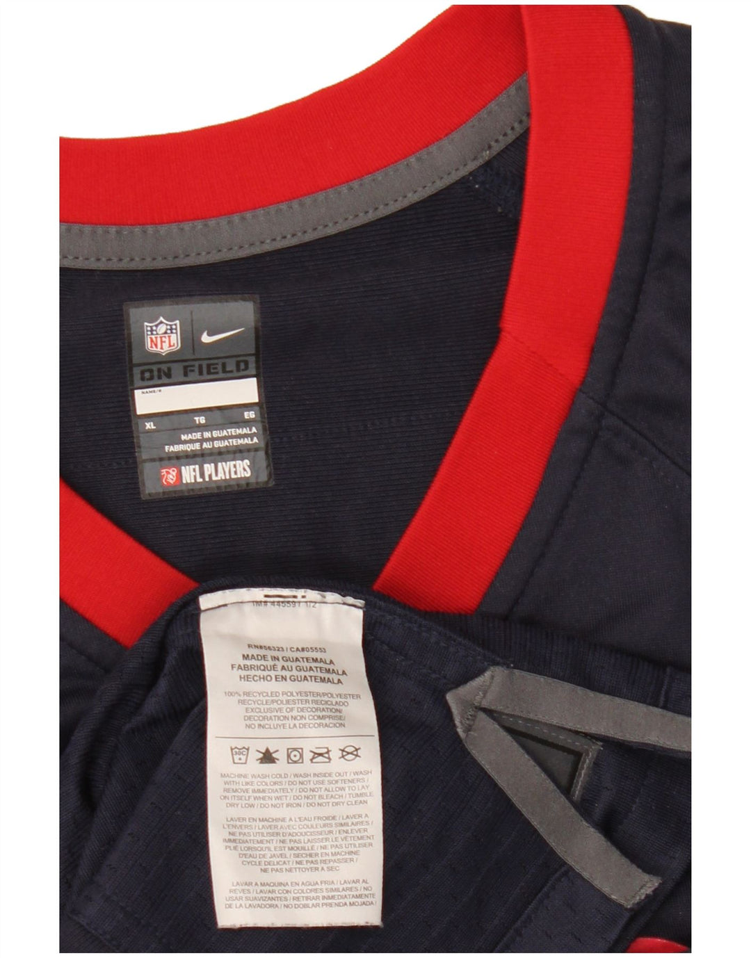 Męska koszulka z grafiką Nike Houston Texans, rozmiar XL, granatowy, poliester