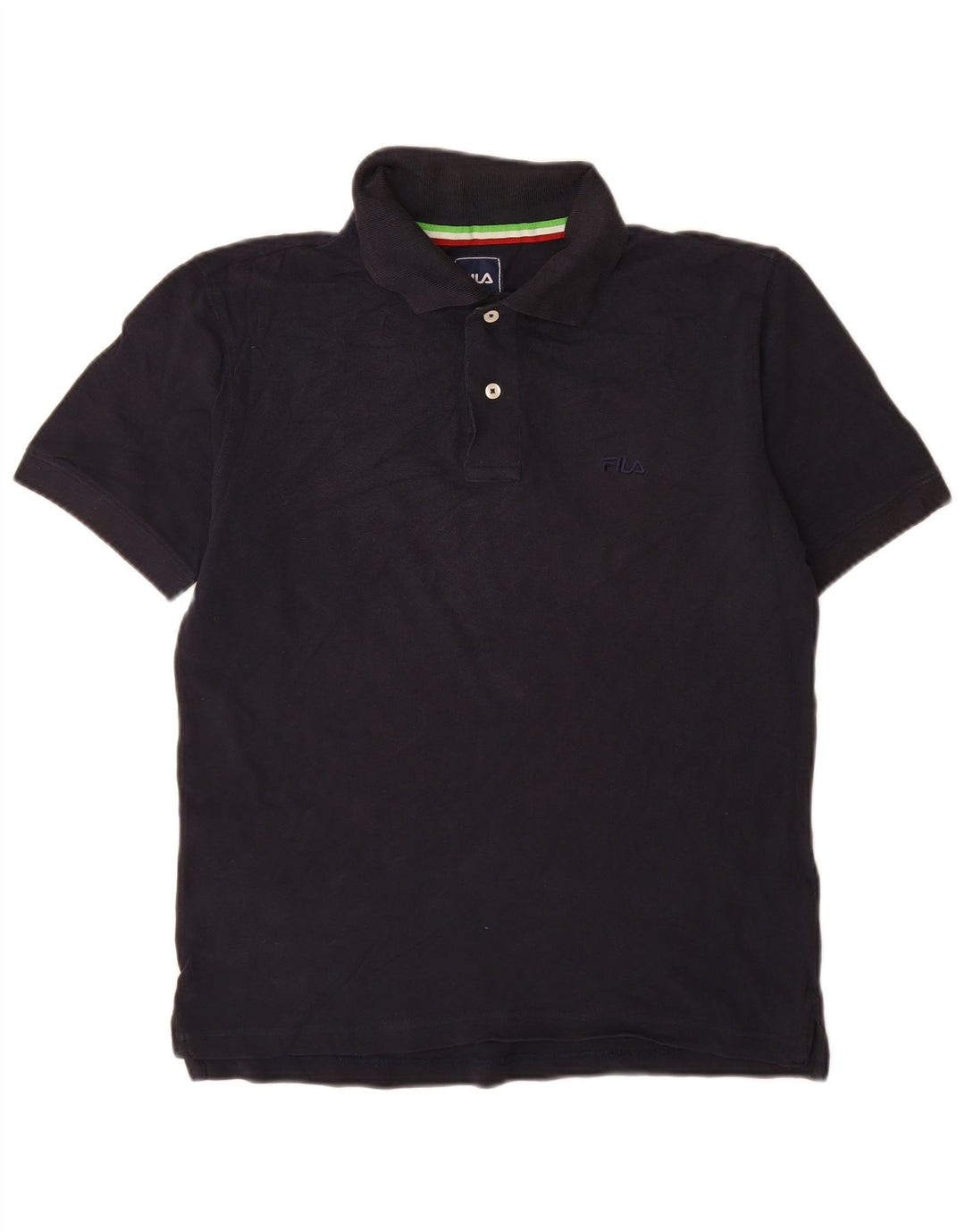 Męska koszulka polo Fila IT 48, mała, granatowa, bawełniana