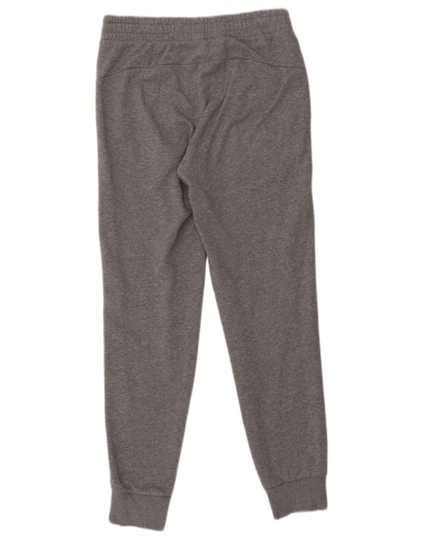 Puma Mens Tracksuit Trousers Joggers Medium Grey Flecked Cotton