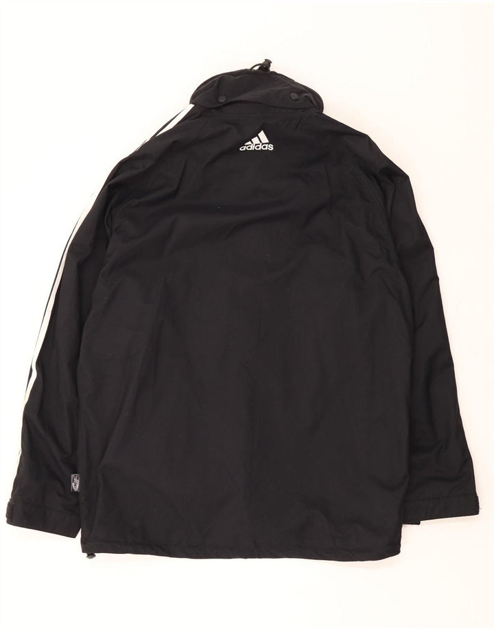 Męska kurtka przeciwdeszczowa Adidas Climashell z kapturem UK 44/46, duża, czarna, poliamidowa