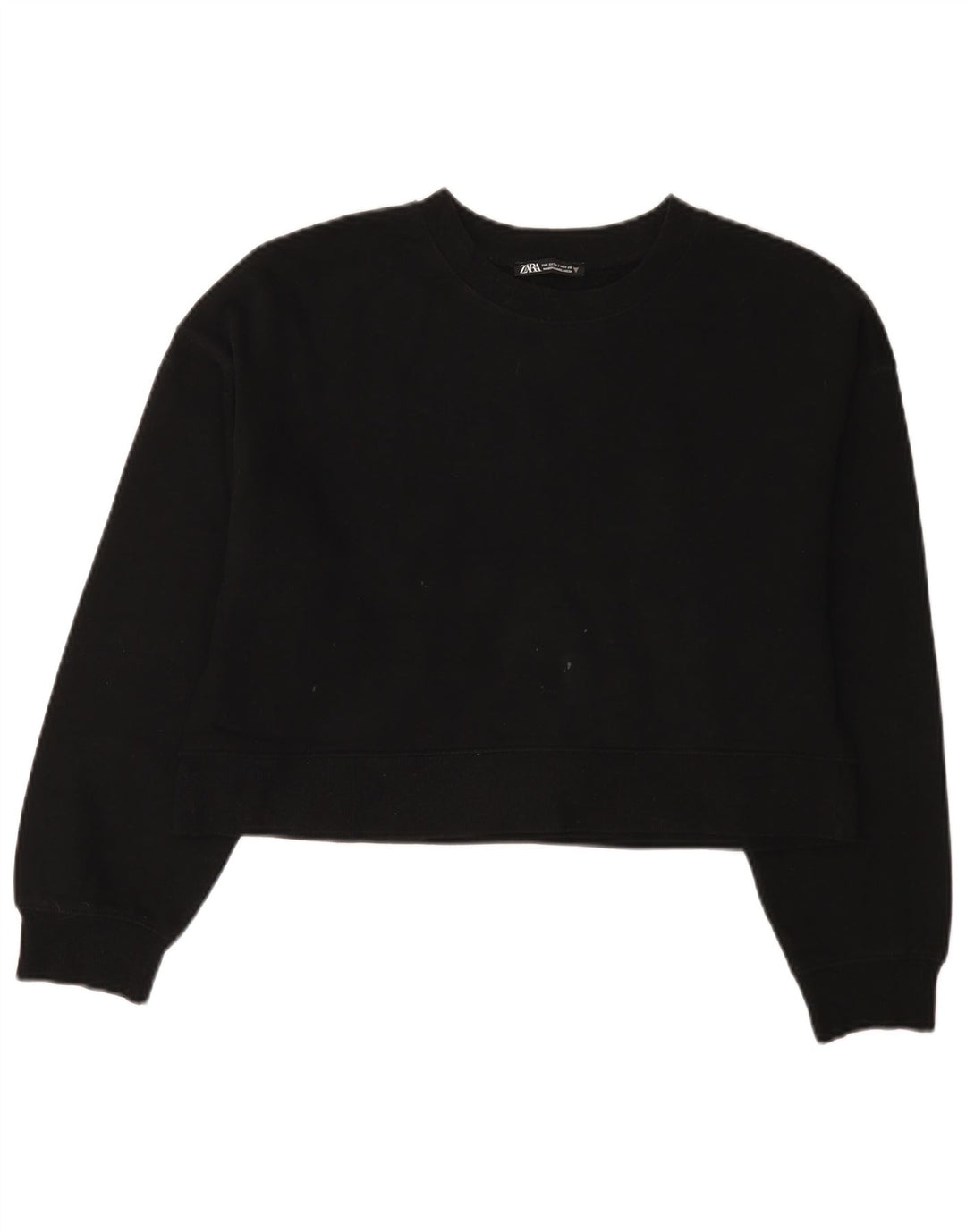 Damska bluza oversize Zara Crop UK 10 Small Black