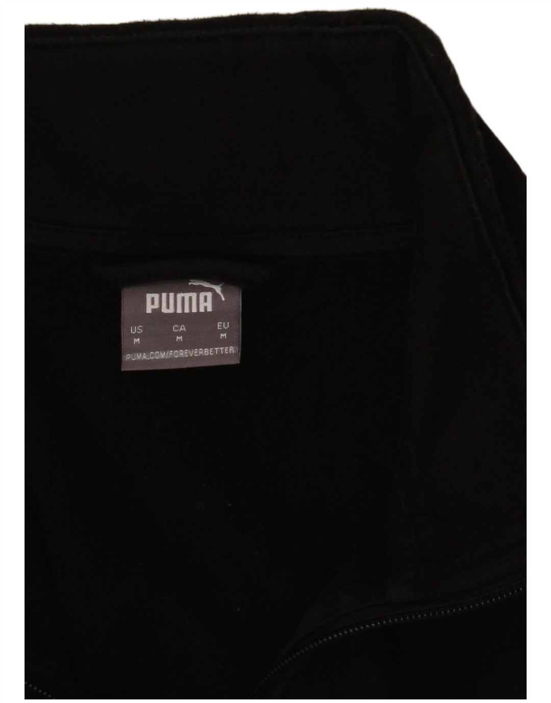 Męska kurtka dresowa Puma z grafiką, średnia biała, z blokami kolorów