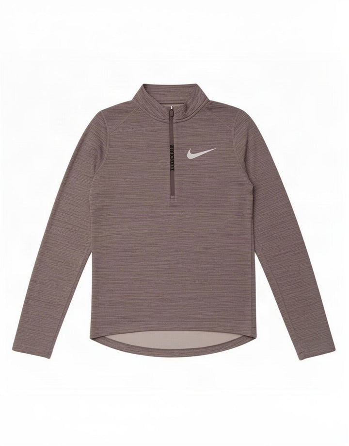 Chłopięcy dres Nike Dri Fit z pulowerem 13-14 lat XL, szary, nakrapiany