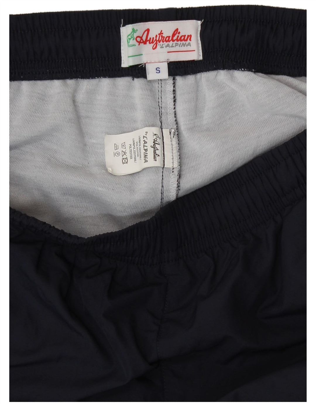 Męskie spodnie dresowe AUSTRALIAN L'ALPINA, małe, granatowe, poliestrowe