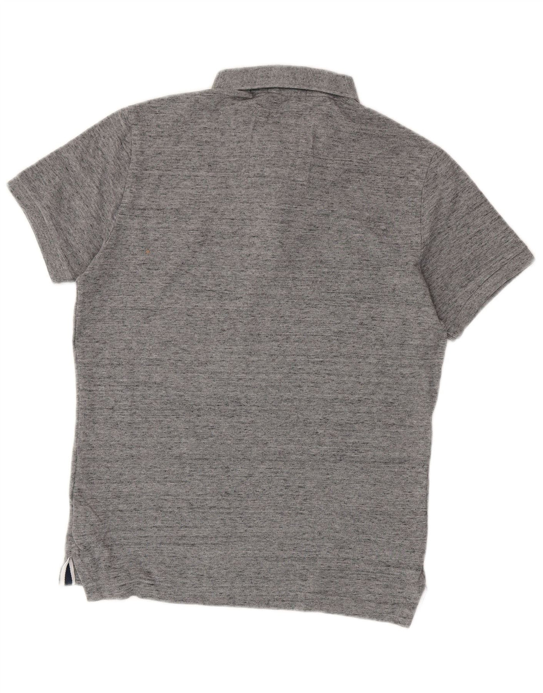 Męska koszulka polo Superdry Średnioszara bawełniana w cętki