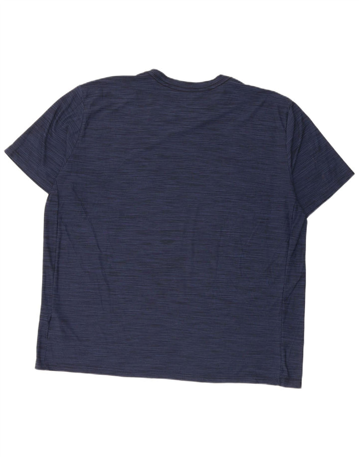 T-shirt męski Nike Dri Fit, 2XL, granatowy, nakrapiany poliester