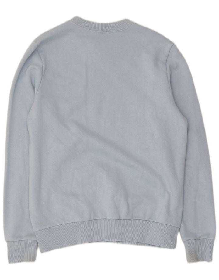 Męska bluza Reebok z grafiką, średnioniebieska, bawełniana