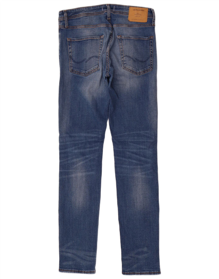 Męskie jeansy Jack & Jones Tim Slim W30 L34 Niebieskie bawełniane