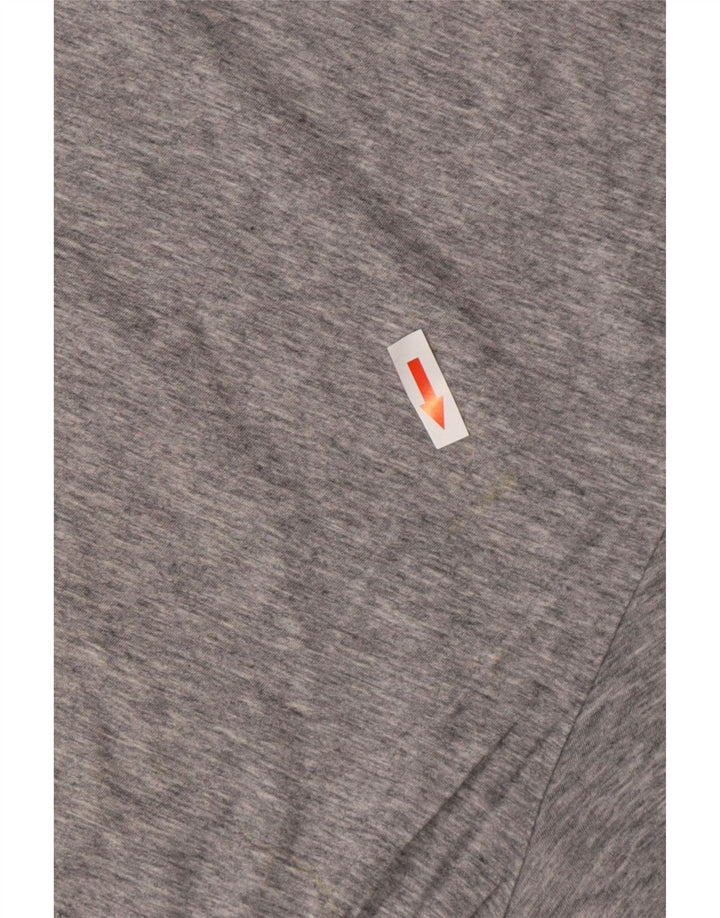 Męski T-shirt z grafiką HUGO BOSS Top 2XL Szary nakrapiany