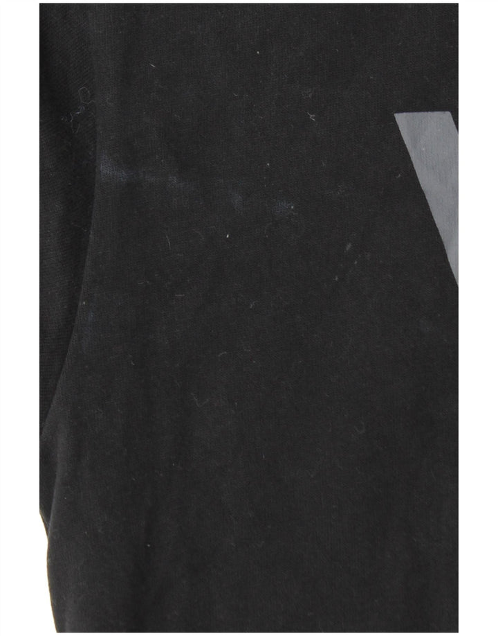 Męska bluza z grafiką Vans, mała, czarna, bawełniana