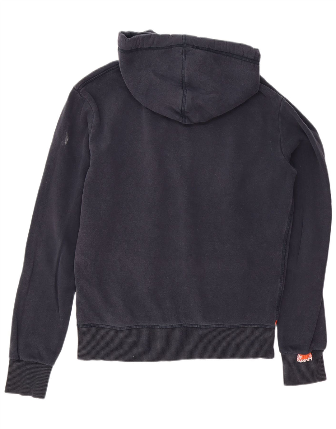 Męski sweter z kapturem Superdry z grafiką, średni granatowy, bawełniany
