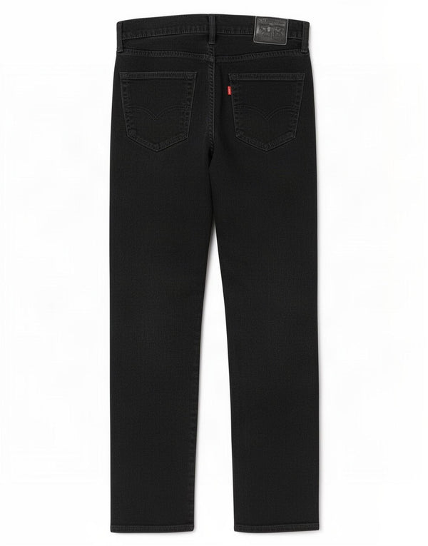 Męskie dżinsy Levi's 504 Straight W32 L32 Czarna bawełna