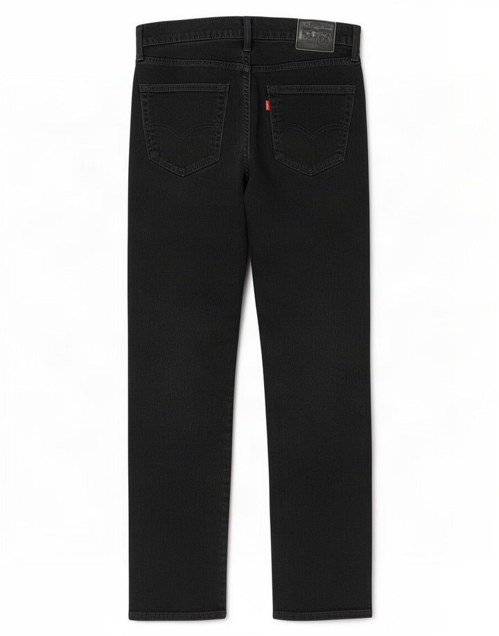 Męskie dżinsy Levi's 504 Straight W32 L32 Czarna bawełna
