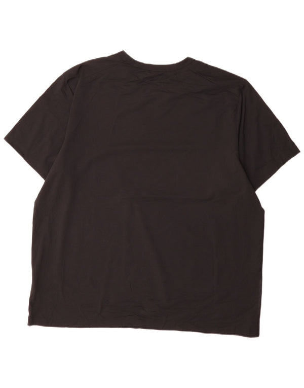 Męski T-shirt Nike Dri Fit Top 2XL Czarny Poliester