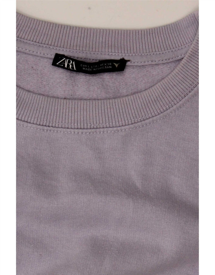 Sweter damski Zara UK 16, duży fioletowy