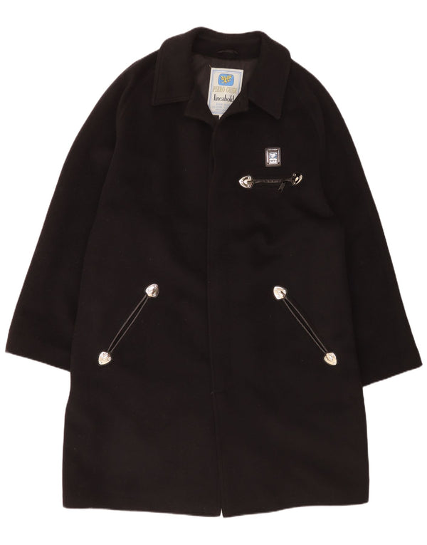 Płaszcz męski Piero Guidi UK 44 2XL Czarna wełna