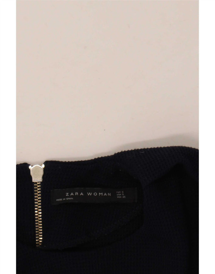 Bluzka damska Zara Top UK 10 Small Granatowa