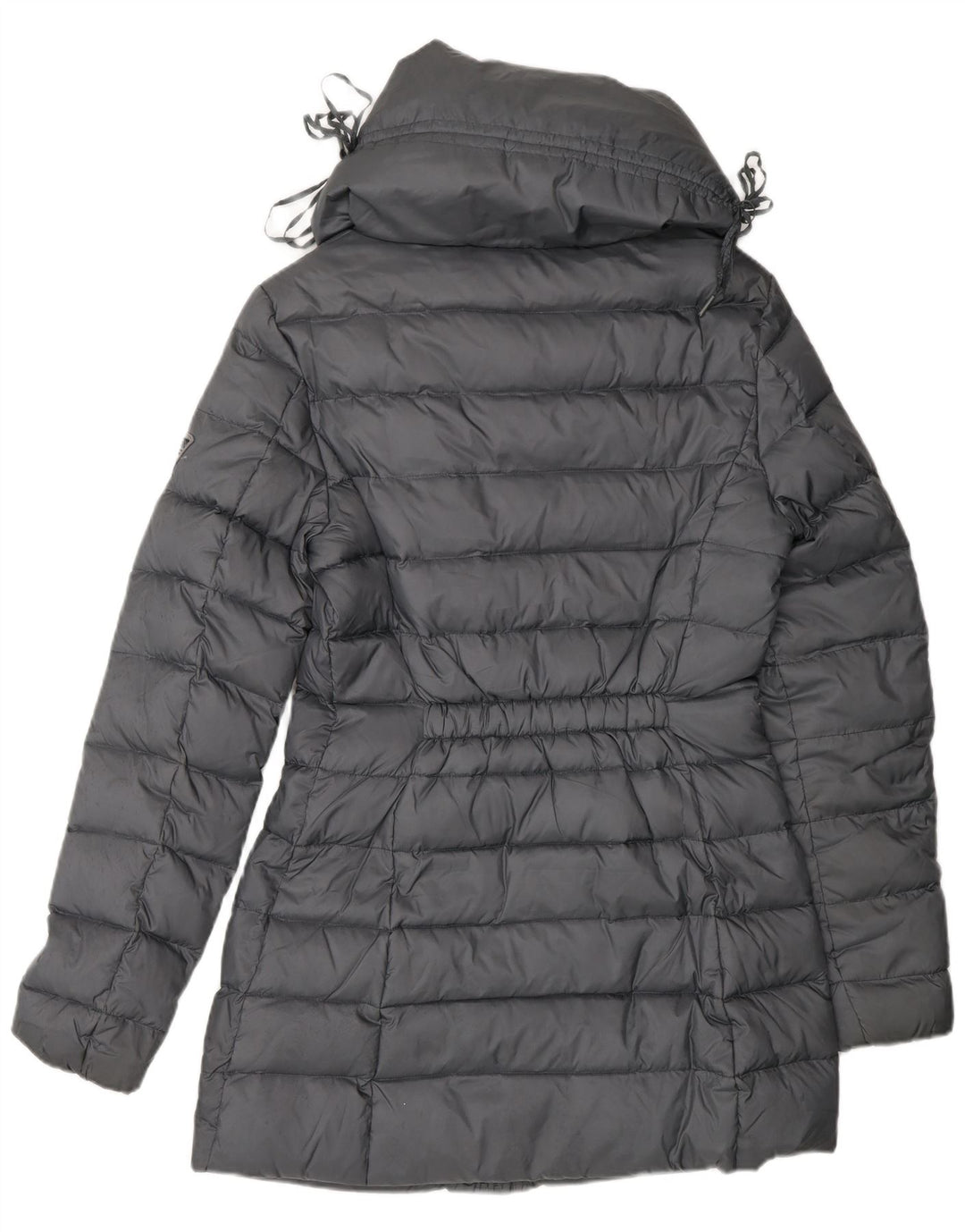 Damski ocieplany płaszcz GUESS UK 6 XS, szary poliester