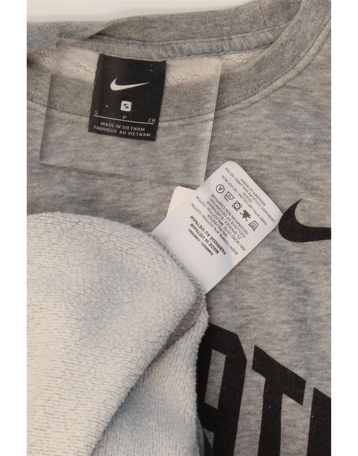 Męska bluza z grafiką NIKE ze stanem Ohio, mała, szara, bawełniana