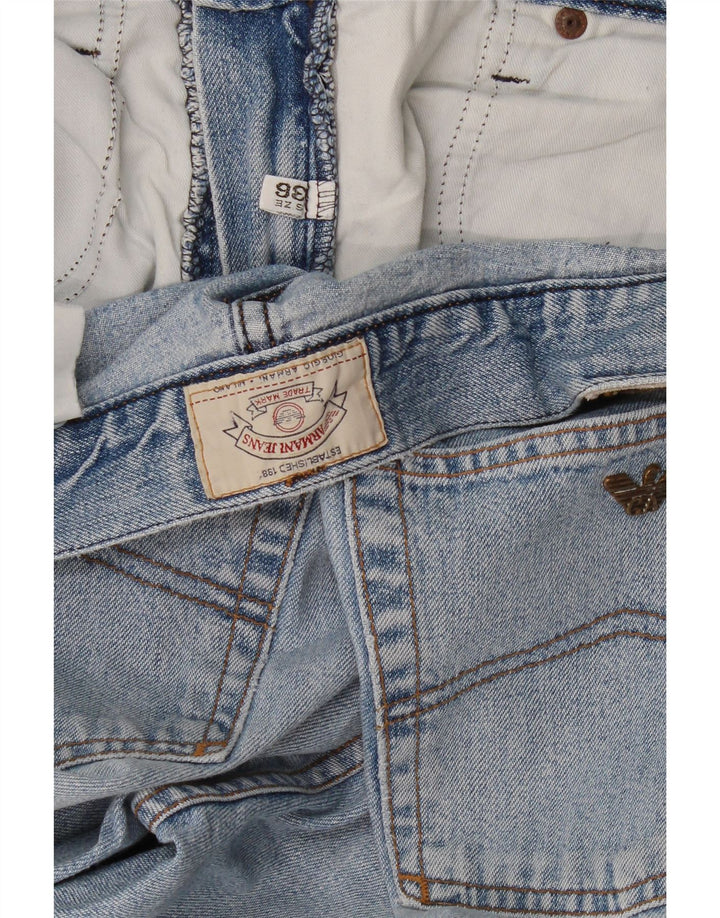 Męskie jeansy zwężane Armani W36 L33 Niebieskie