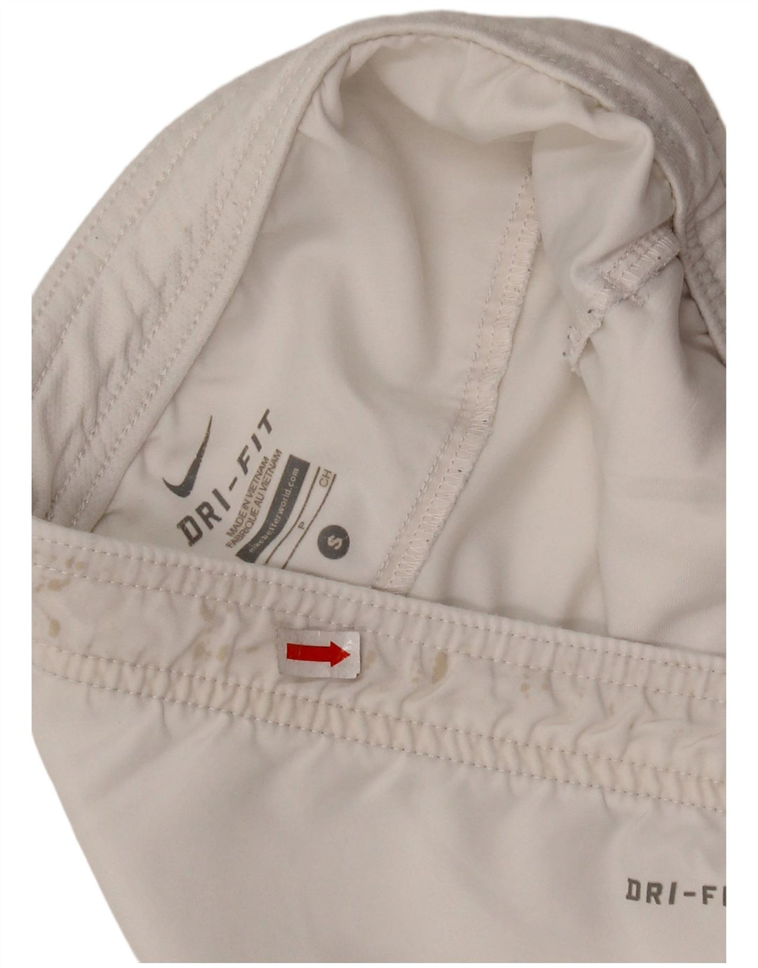 NIKE Mens Dri Fit Sport Shorts Small  White