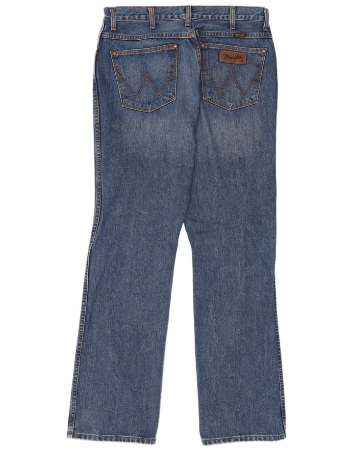 Męskie proste dżinsy Wrangler W34 L34 Niebieskie bawełniane