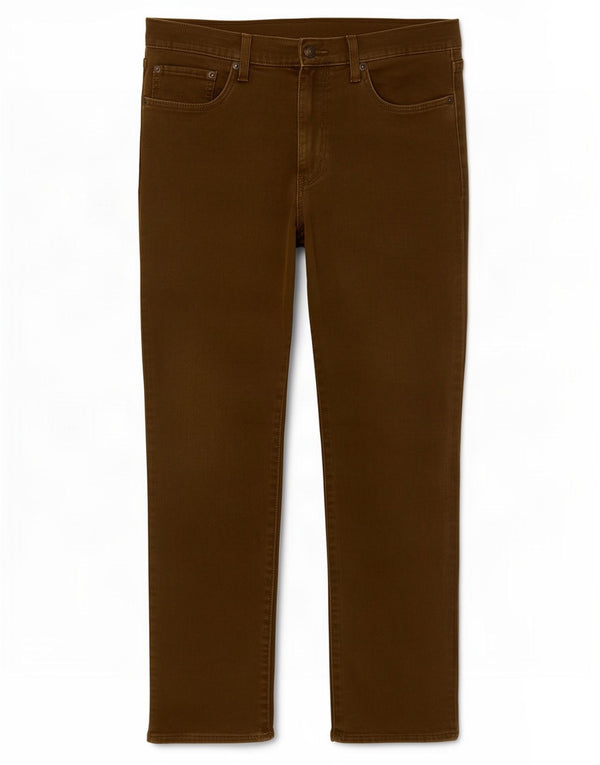 Męskie jeansy Levi's 511 Slim W34 L32, bawełna khaki