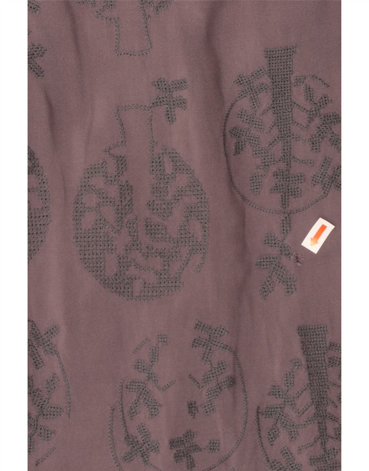 Damska sukienka płaszczowa White Stuff UK 10 Small, szara, w kwiaty, wiskoza