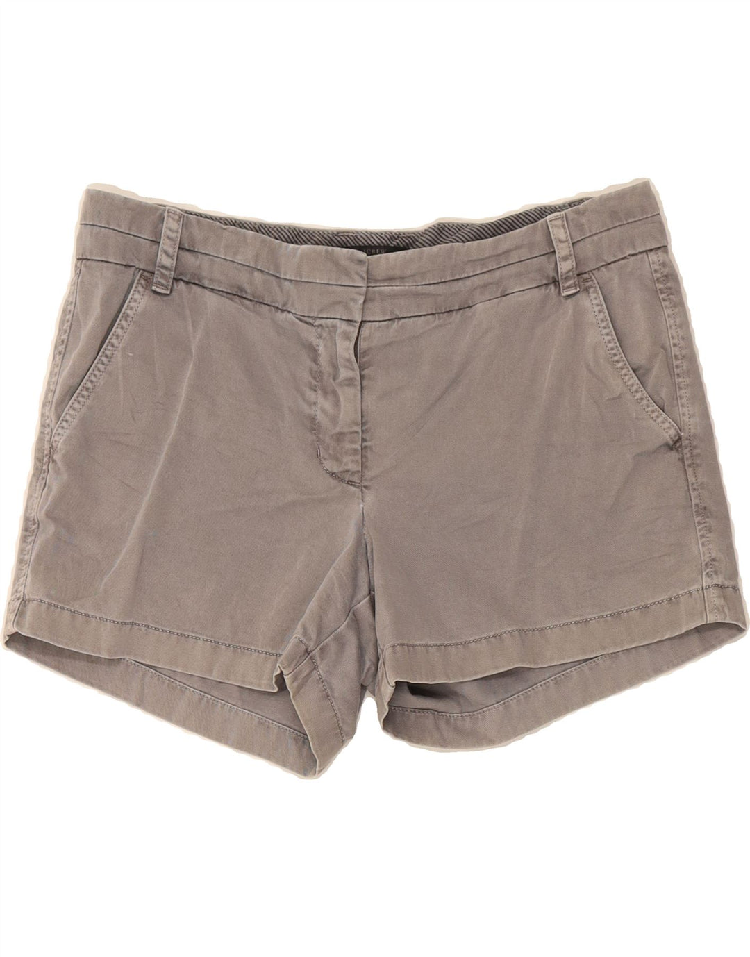 J. CREW Womens Chino Shorts US 10 Large W34 Grey Cotton Vintage J. Crew and Second-Hand J. Crew from Messina Hembry 