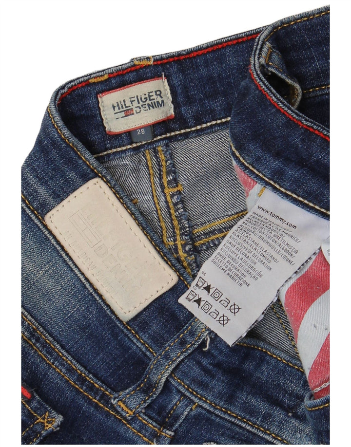 Damskie spodenki jeansowe Tommy Hilfiger W28 Średnioniebieskie bawełniane
