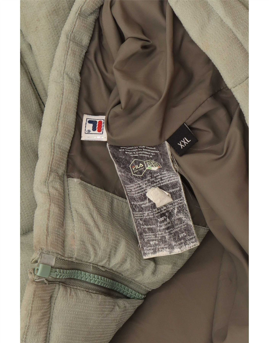 Męska ocieplana kurtka The North Face UK 44 2XL Zielony poliamid