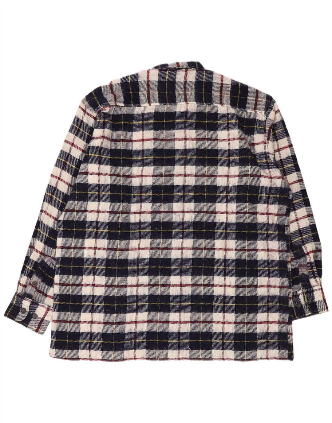 Koszula flanelowa męska Hanover rozmiar 45/46 2XL granatowa kratka akrylowa