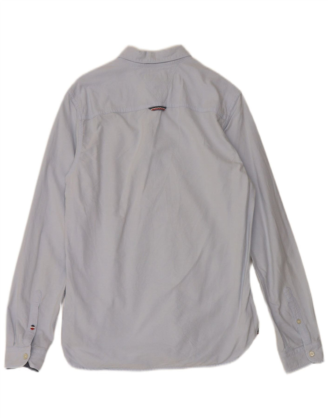 Koszula męska Tommy Hilfiger, mała, niebieska, bawełniana