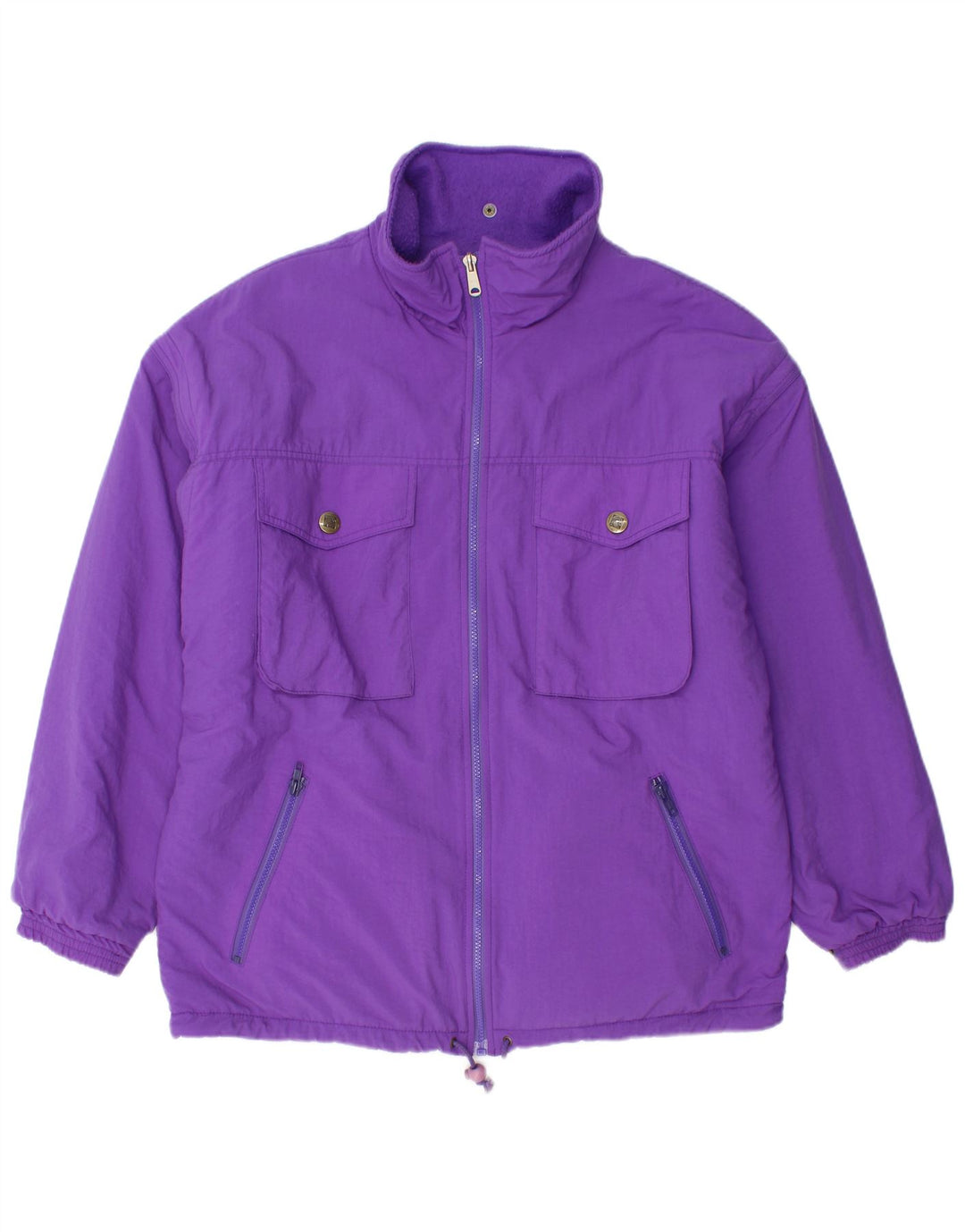 Dwustronna kurtka męska VINTAGE UK 42 XL fioletowa