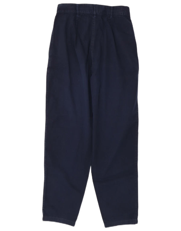 Spodnie damskie Benetton z wysokim stanem IT 42 Medium W26 L28 granatowe