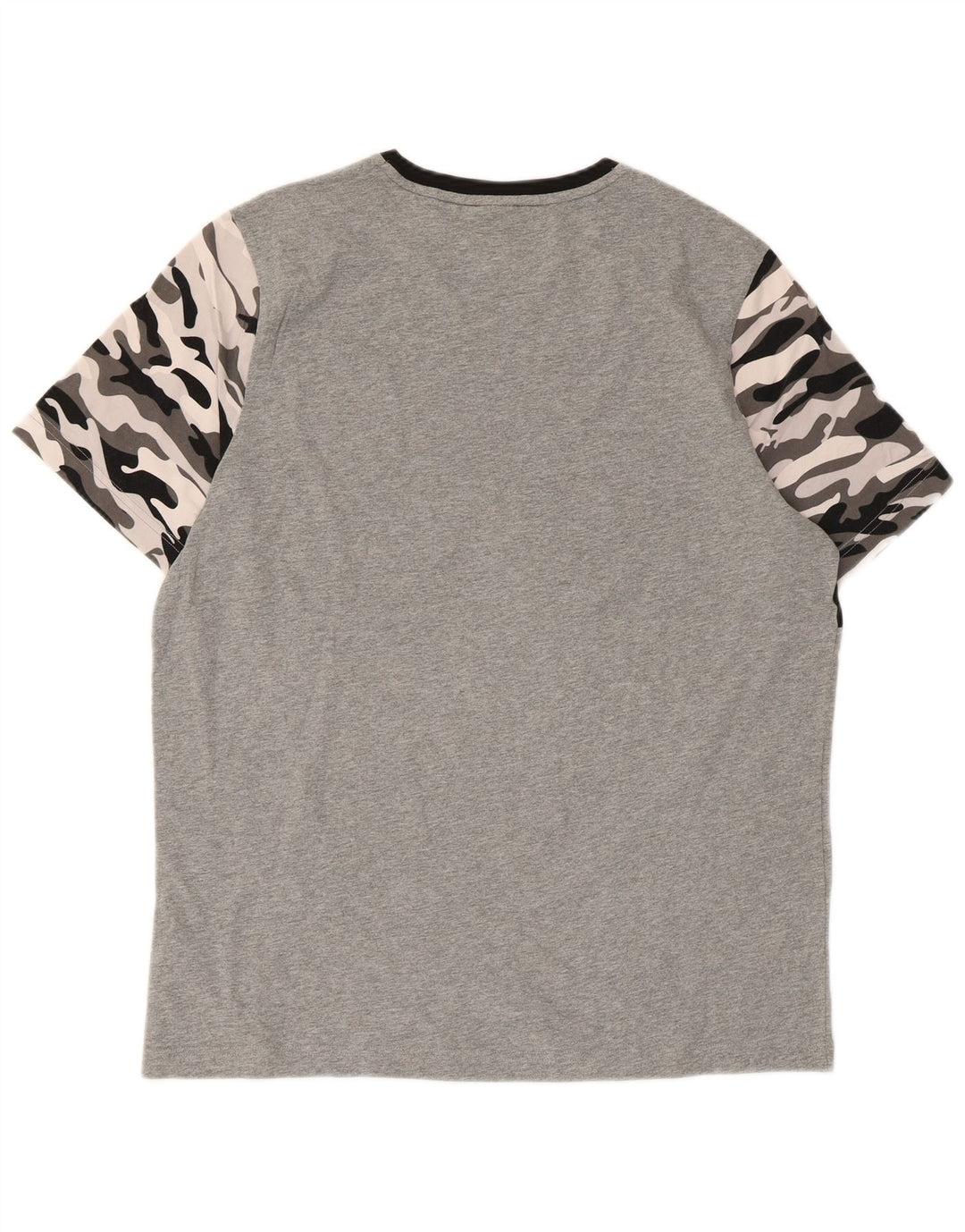 Męski T-shirt Puma z grafiką, duży, wielokolorowy, bawełniany kamuflaż