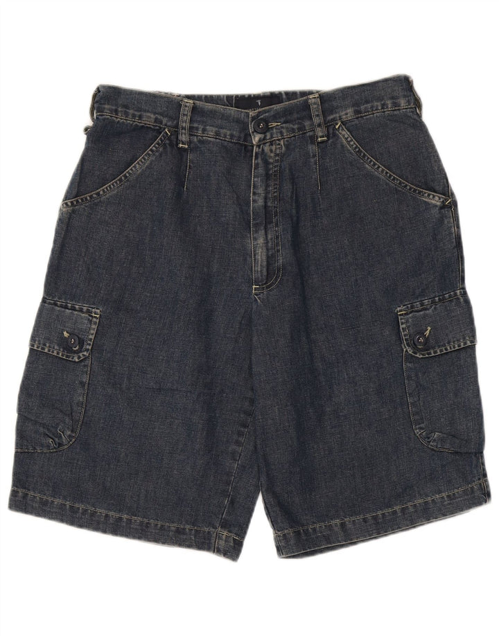 Męskie spodenki jeansowe Trussardi Cargo IT 48 Medium W30, niebieska bawełna