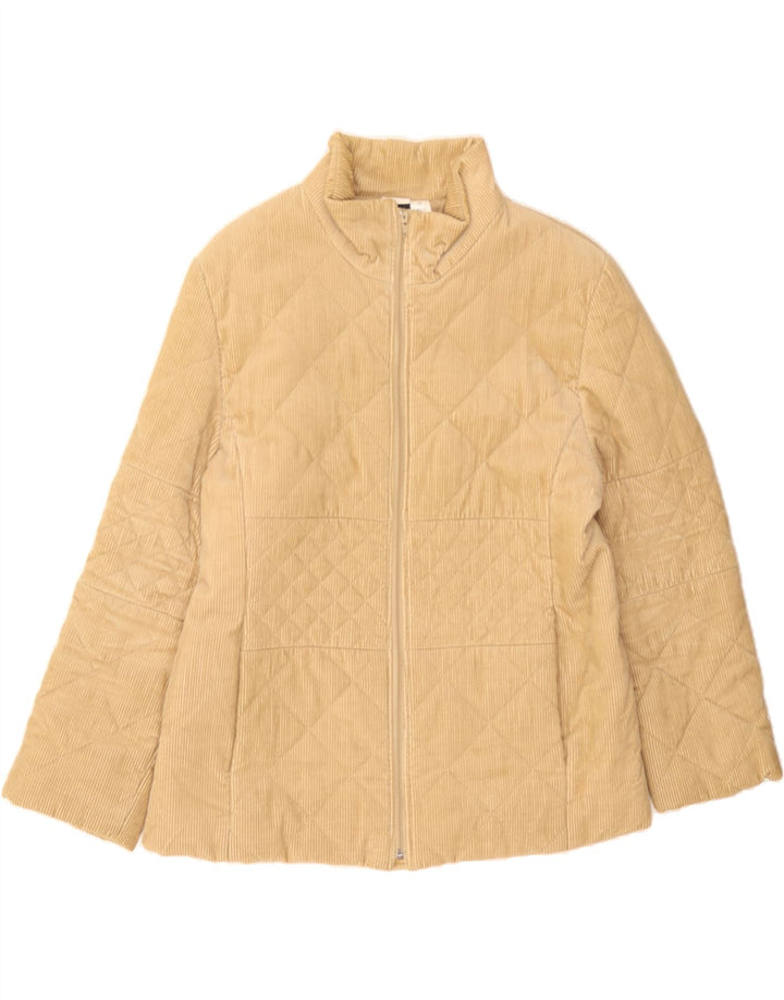 BLUE MOTION Womens Oversized Corduroy Jacket Size 40/42 Medium Beige Vintage Blue Motion and Second-Hand Blue Motion from Messina Hembry 