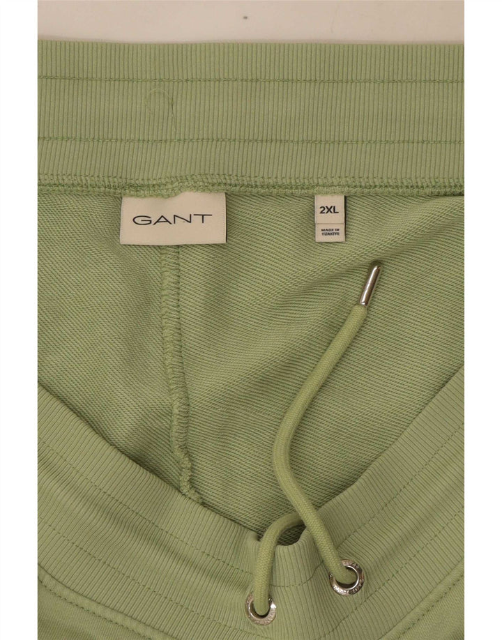 Męskie spodenki sportowe Gant 2XL, zielone, bawełniane