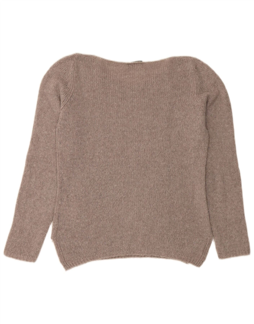 Damski sweter Fred Perry z dekoltem w łódkę UK 10 Small Szary poliamid