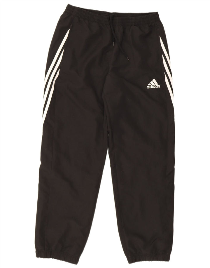 Adidas Męskie spodnie dresowe Joggery, duże, czarne, poliestrowe